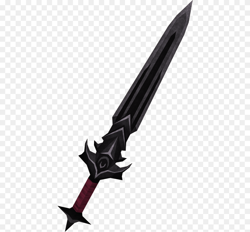 Black Sword Sword In Black, Blade, Dagger, Knife, Weapon Png Image