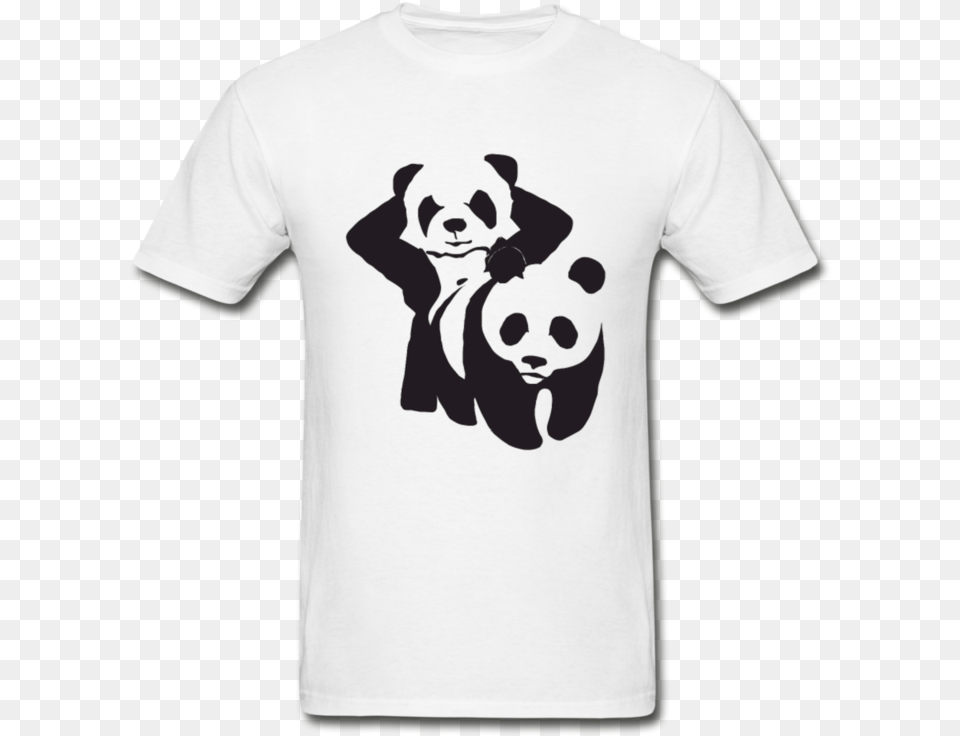 Black T Shirt, T-shirt, Clothing, Animal, Mammal Png Image