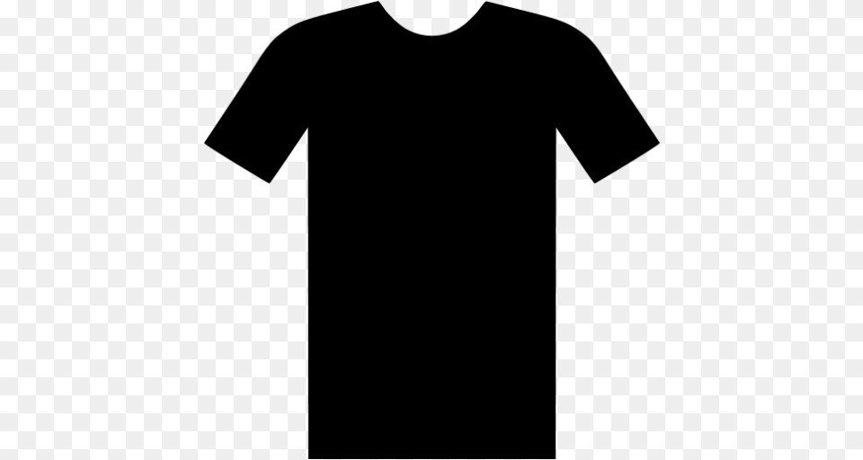 Black T Shirt Icon, Gray Png