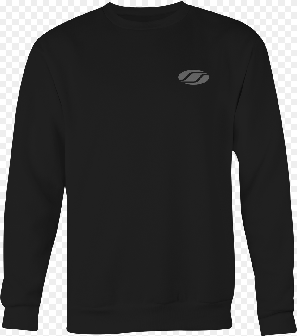 Black T Shirt Long Sleeve Back, Clothing, Long Sleeve, Knitwear, Sweater Png