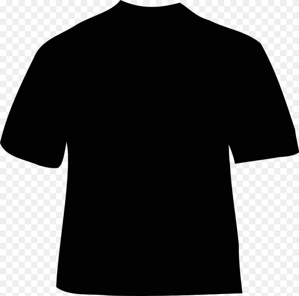 Black T Shirt T Shirt Schwarz Clipart, Gray Png