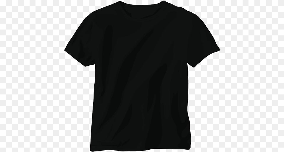 Black T Shirt Template Corvette Black T Shirt, Clothing, T-shirt Free Png