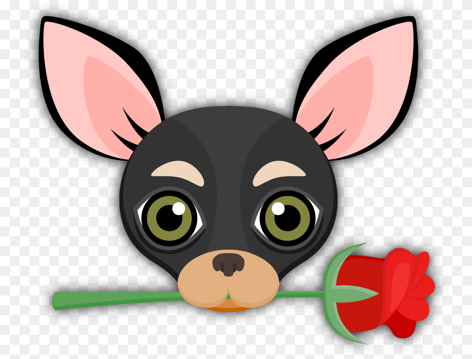 Black Tan Emoji Stickers Emoji Flag Of Mexico, Animal, Canine, Chihuahua, Dog Png