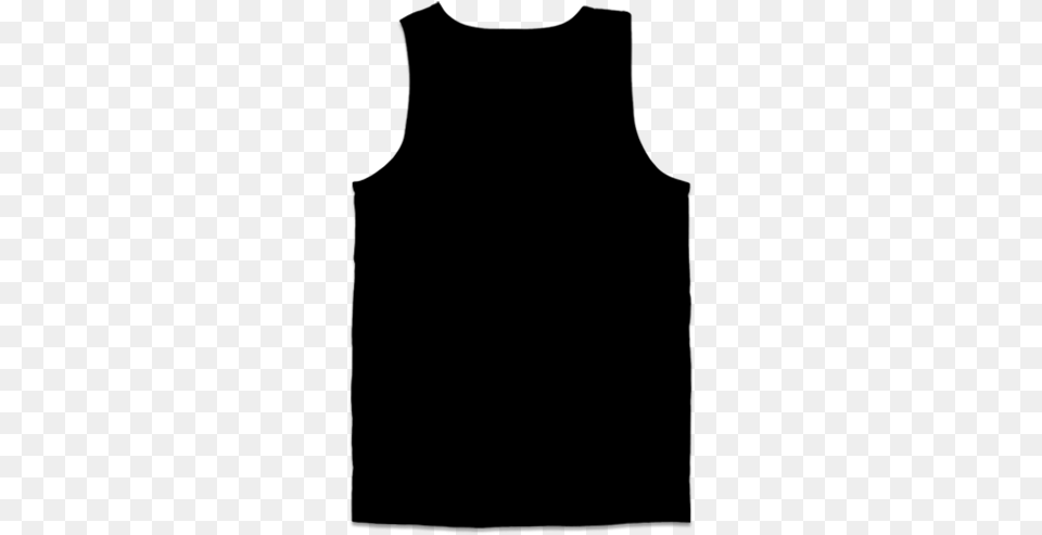 Black Tank Top Sleeveless Shirt, Gray Png Image