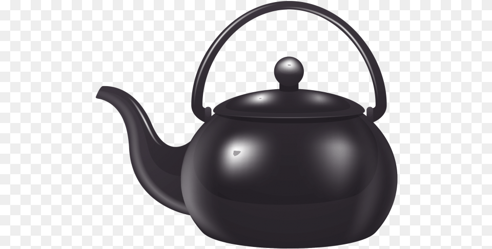 Black Tea Pot Image Searchpng Tea Kettle, Cookware, Pottery, Teapot Free Png Download