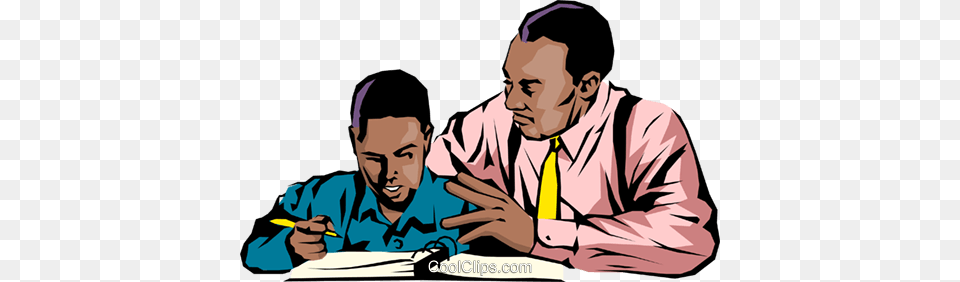 Black Teacher Student Royalty Vector Clip Art Illustration, Adult, Male, Man, Person Free Transparent Png