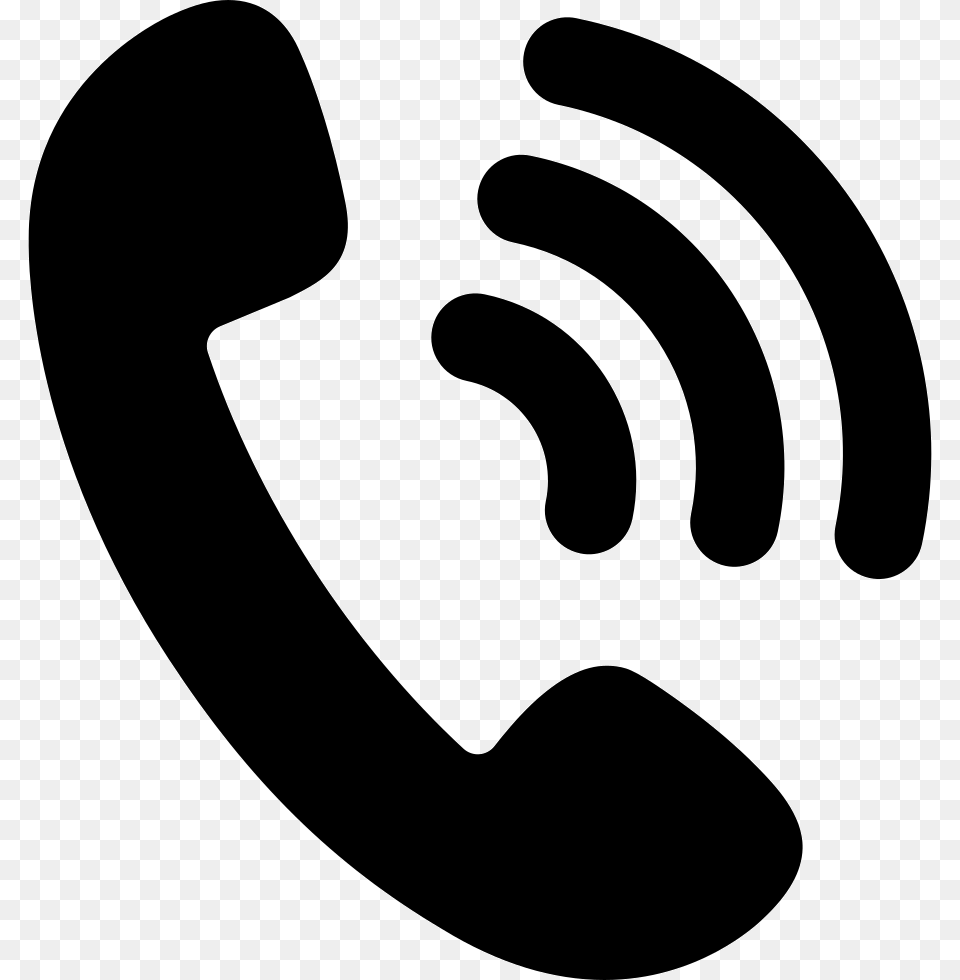 Black Telephone Icon, Stencil, Smoke Pipe Free Png Download