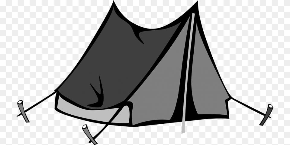 Black Tent, Boat, Sailboat, Transportation, Vehicle Free Transparent Png