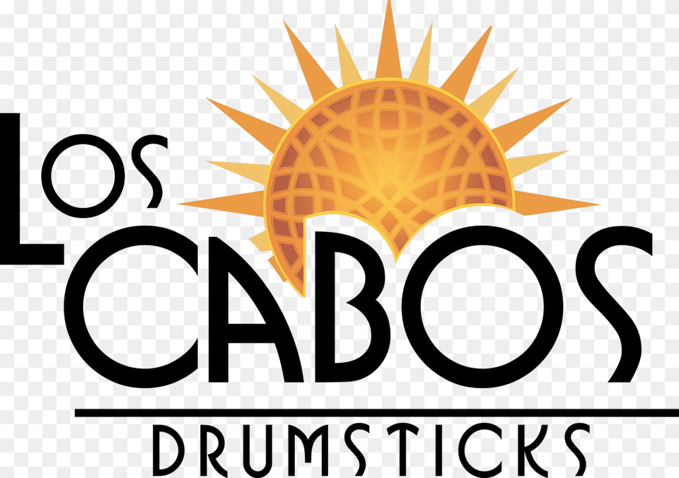 Black Text Logo Los Cabos Drumsticks, Symbol Png