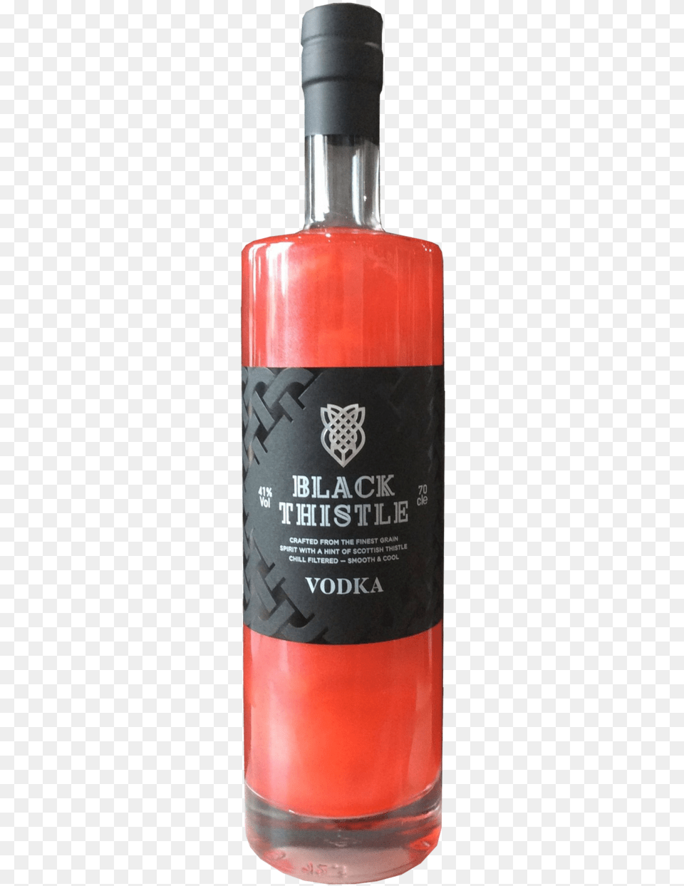 Black Thistle Red Mist Vodka Bottle, Absinthe, Alcohol, Beverage, Liquor Png Image