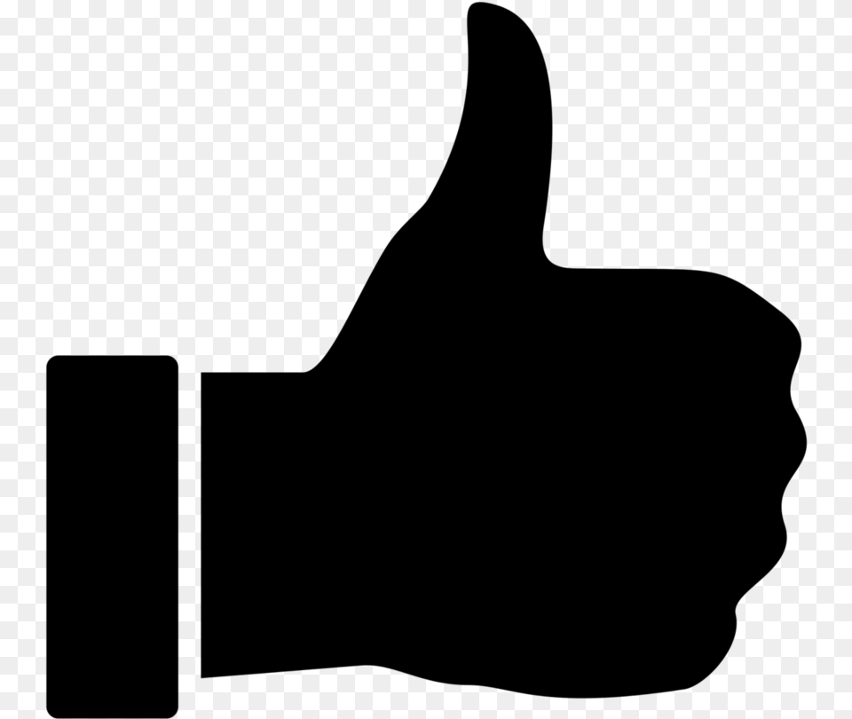 Black Thumbs Up Icon Thumb Up Icon, Gray Free Png Download