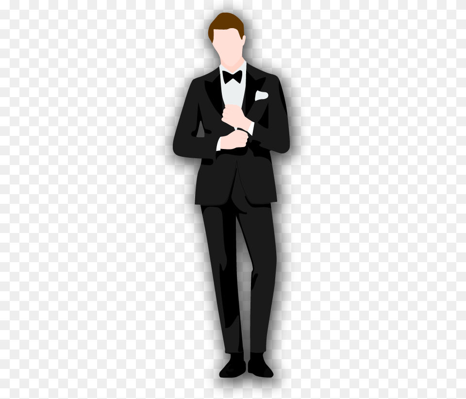 Black Tie Tuxedo, Suit, Clothing, Formal Wear, Person Free Png Download
