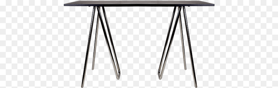 Black Top Chrome Legs, Furniture, Table, Dining Table, Desk Free Png