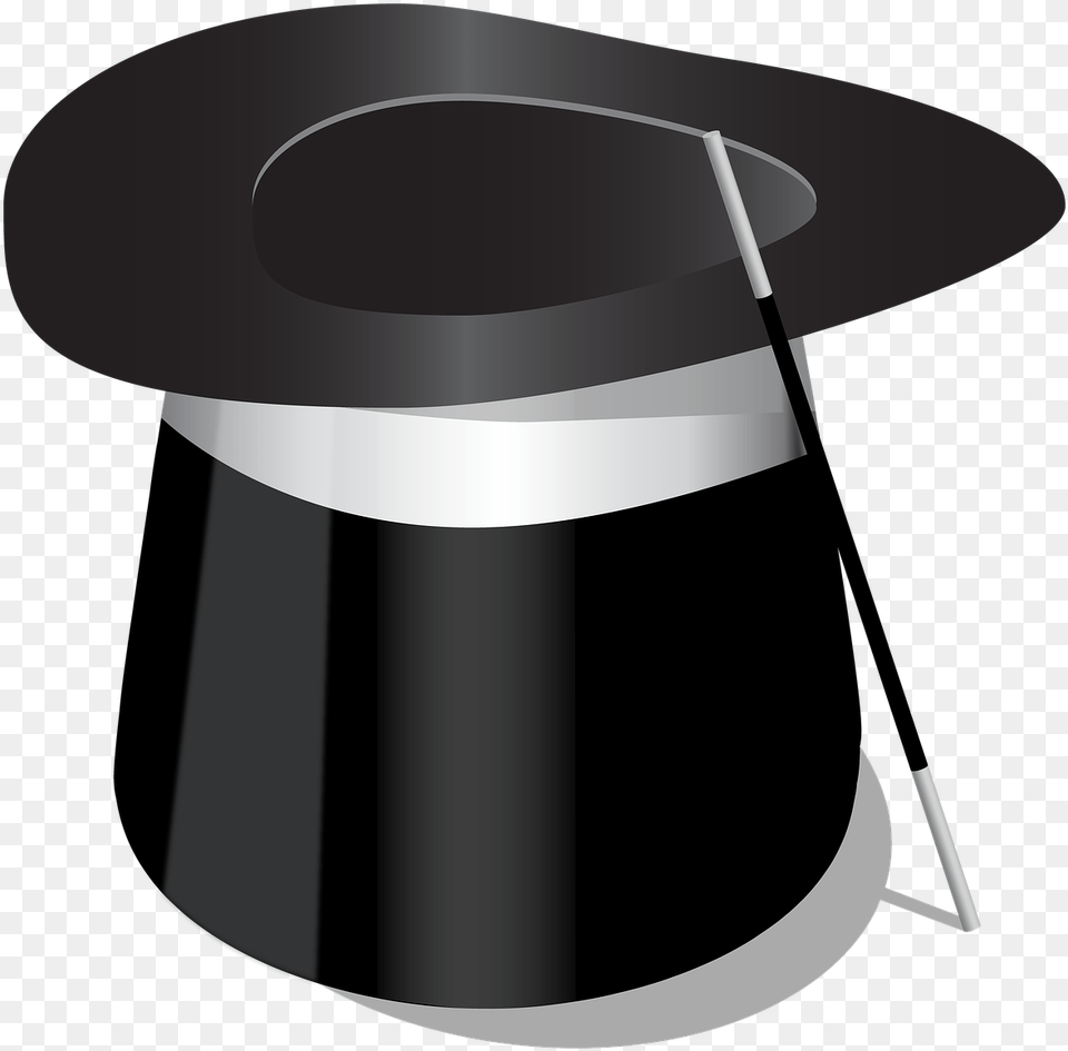 Black Top Hat Magic Hat, Lighting, People, Person, Mailbox Free Png Download
