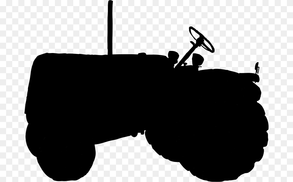 Black Tractor Tractor Clip Art, Gray Free Png