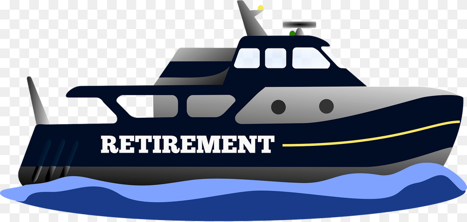 Black Trawler Clipart, Transportation, Vehicle, Watercraft, Yacht Free Transparent Png