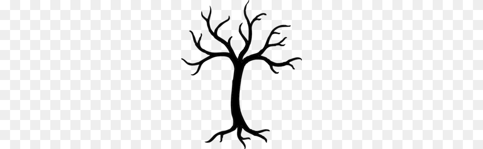 Black Tree Clip Art, Gray Free Transparent Png