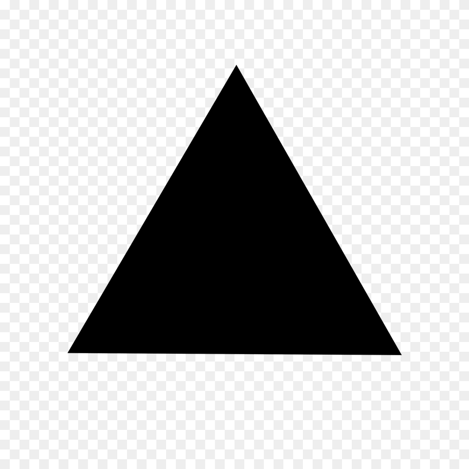 Black Triangle Gray Free Png Download