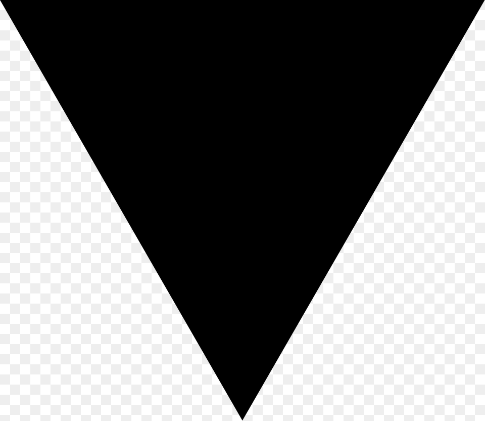 Black Triangle Upside Down Triangle Transparent, Gray Png