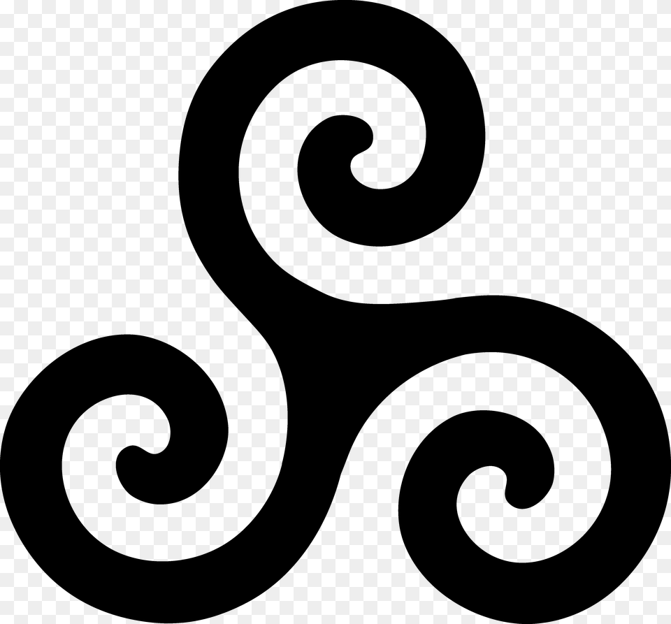 Black Triskelion Symbol, Alphabet, Ampersand, Text, Number Free Transparent Png