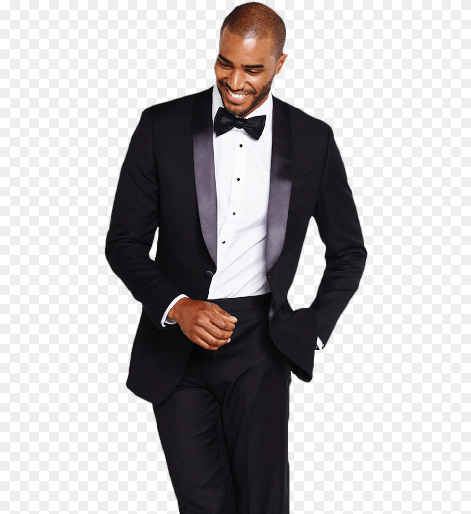 Black Tuxedo Suit, Clothing, Formal Wear, Person, Man Png Image