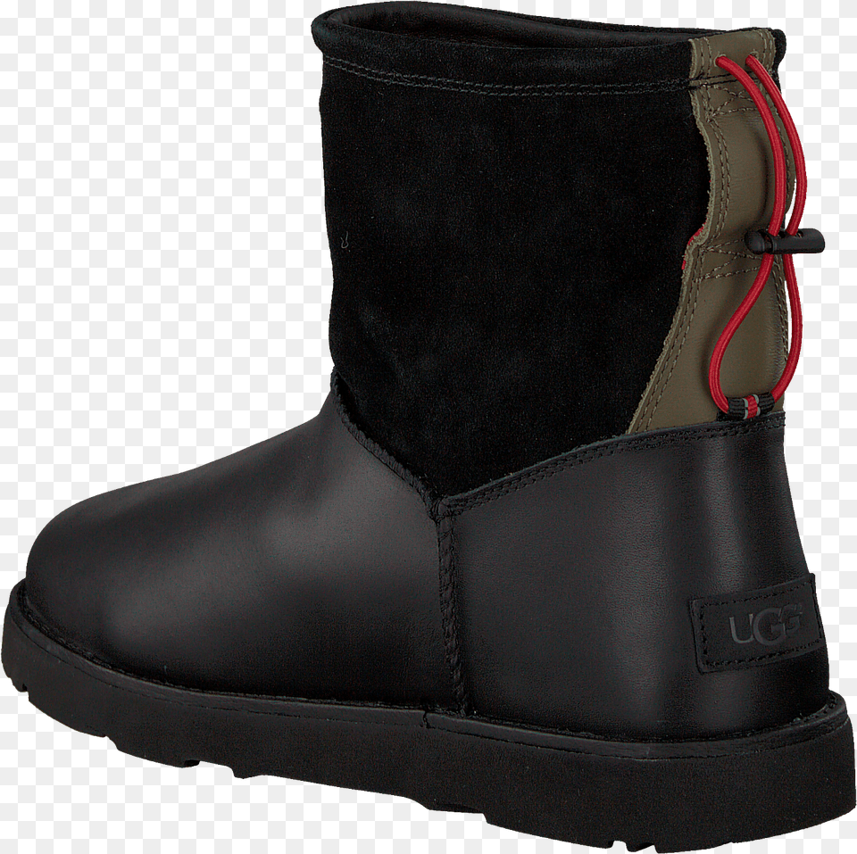 Black Ugg Classic Ankle Boots Classic Toggle Waterproof Ugg Heren Waterproof, Clothing, Footwear, Shoe, Boot Free Png Download