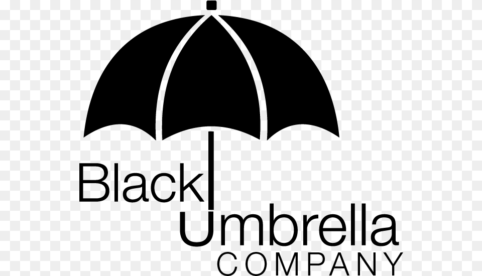 Black Umbrella Company Logo Black And White Company Logo, Gray Png Image
