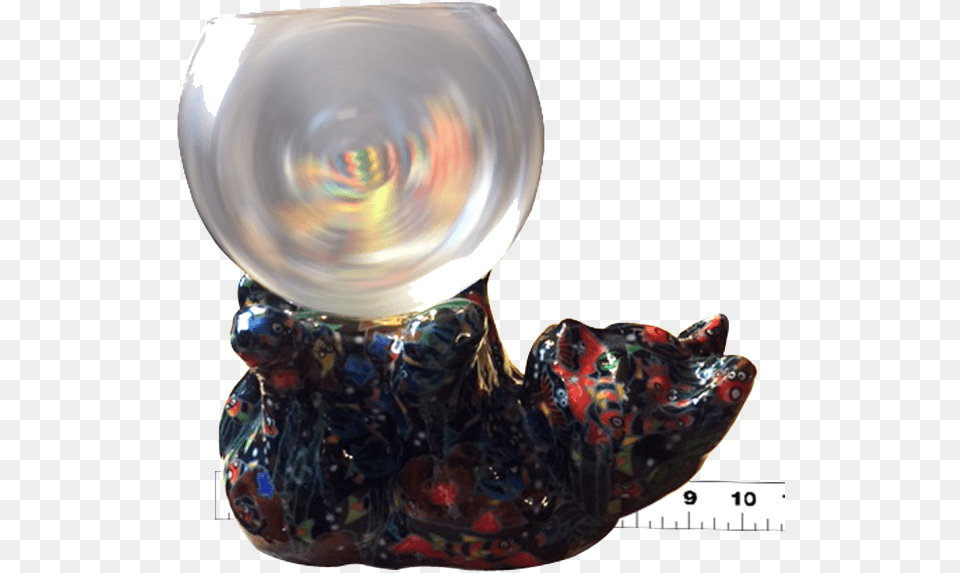 Black Undersea Cat Holding Fish Bowl Ceramic, Accessories, Gemstone, Jewelry, Glass Free Png Download