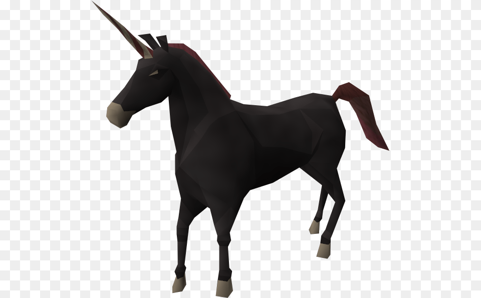 Black Unicorns Have A Unicorn Horn Guaranteed Drop, Animal, Mammal, Horse Png