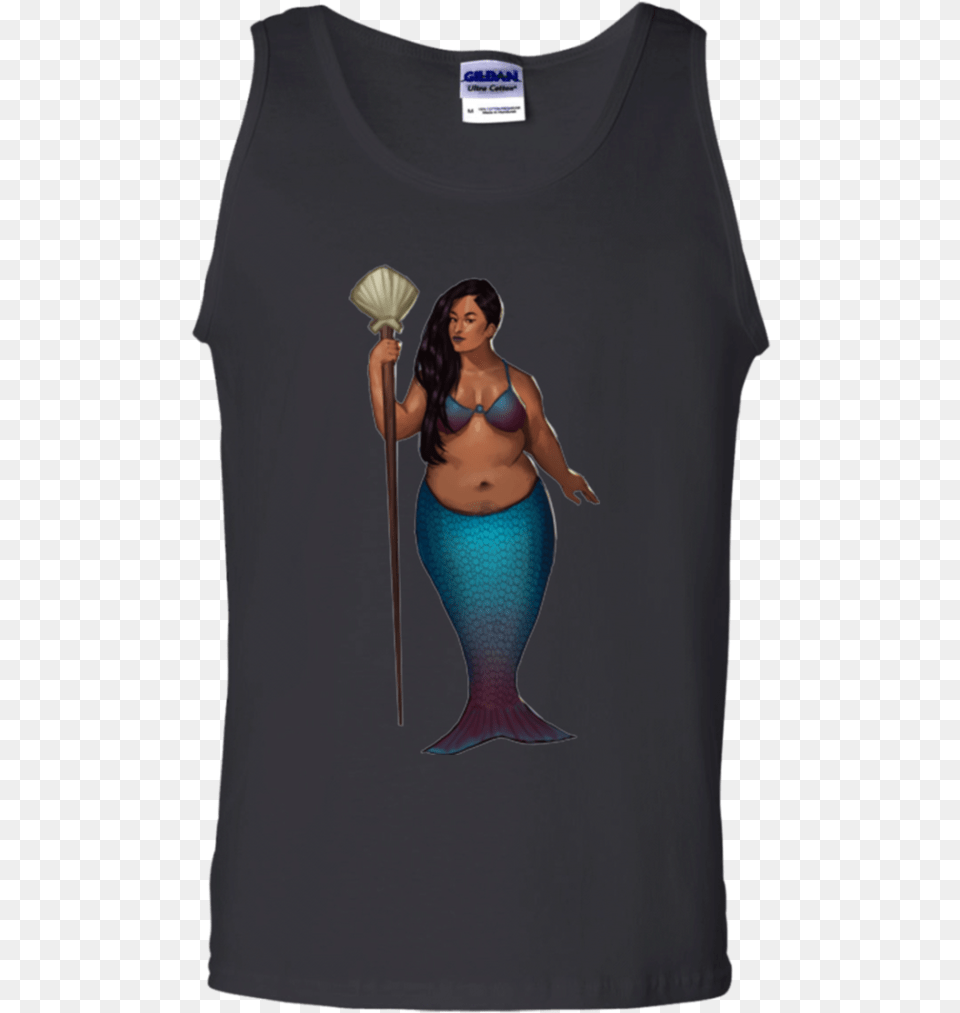 Black Unisex Tank Featuring Selena Plus Sized Middle Playera De Veguetta, Clothing, T-shirt, Adult, Person Png