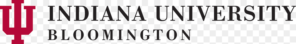 Black University Bloomington Indiana University Logo, Text, Cutlery, Fork Free Png Download