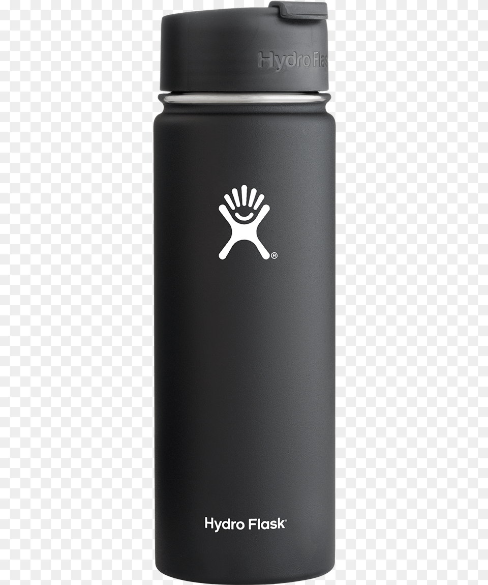 Black Hydro Flask 16 Oz Wide Mouth Wflip Lid, Bottle, Cosmetics, Perfume, Water Bottle Free Transparent Png