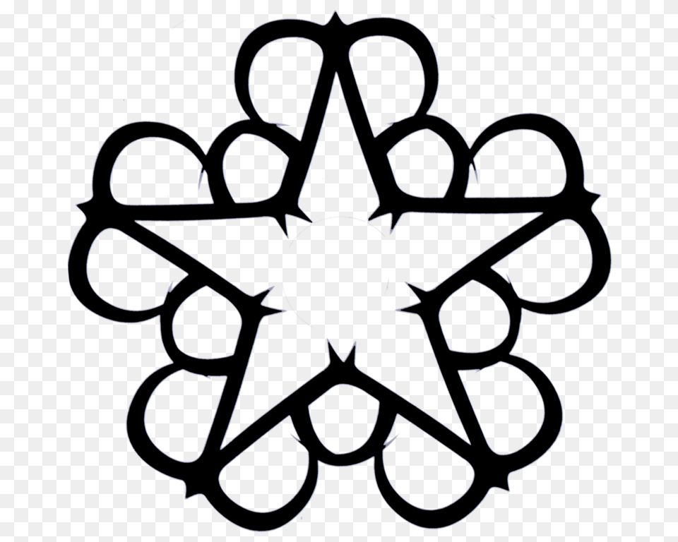 Black Veil Brides Star Logo, Symbol, Ammunition, Grenade, Weapon Png