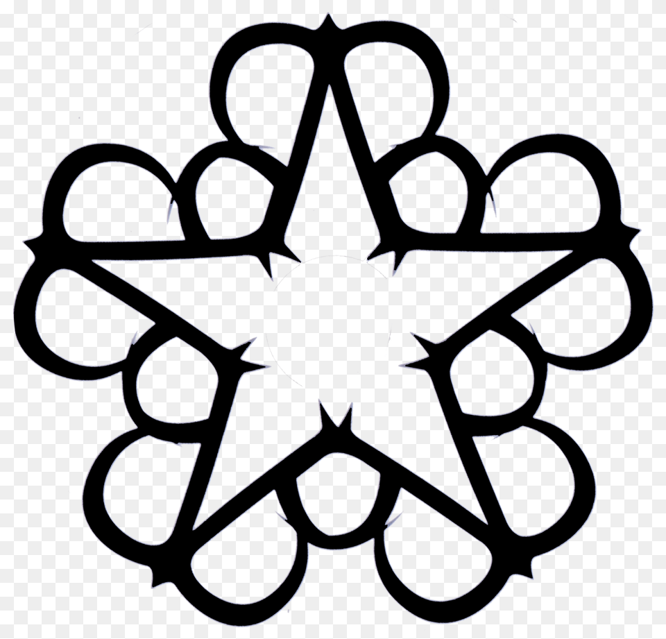 Black Veil Brides Star Logo, Symbol, Chandelier, Lamp, Cross Free Png