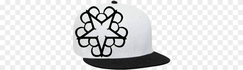 Black Veil Brides Wool Blend Snapback Flat Bill Hat Black Veil Brides Star Logo, Baseball Cap, Cap, Clothing, Symbol Free Png Download