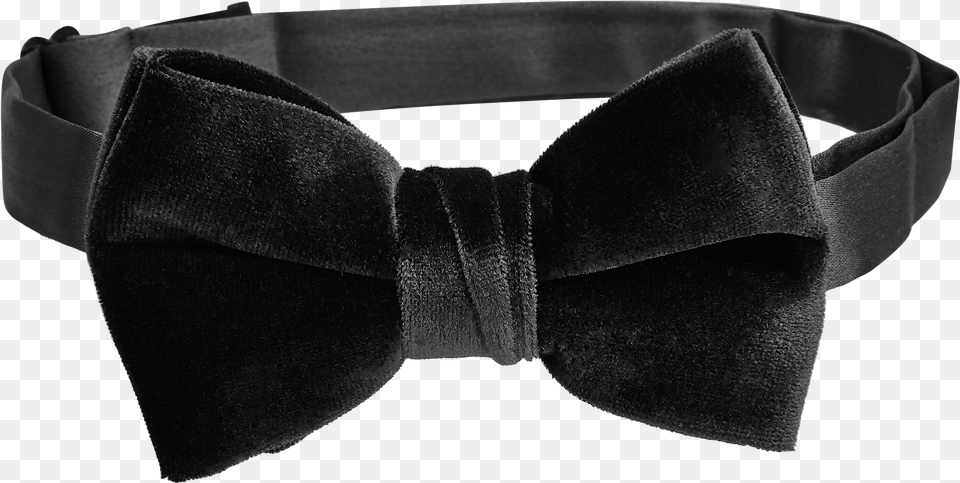 Black Velvet Bow Tie Headband, Accessories, Formal Wear, Bow Tie, Clothing Free Png Download