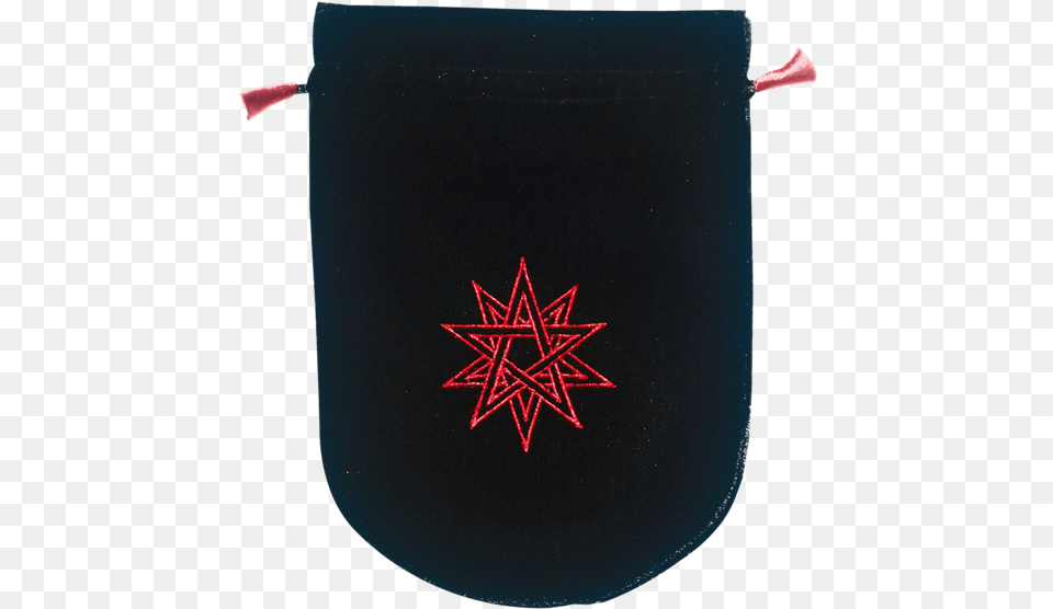 Black Velvet Double Pentagram Bag Tarot Bag Pouch 8quot X 6quot Velvet, Symbol Free Transparent Png