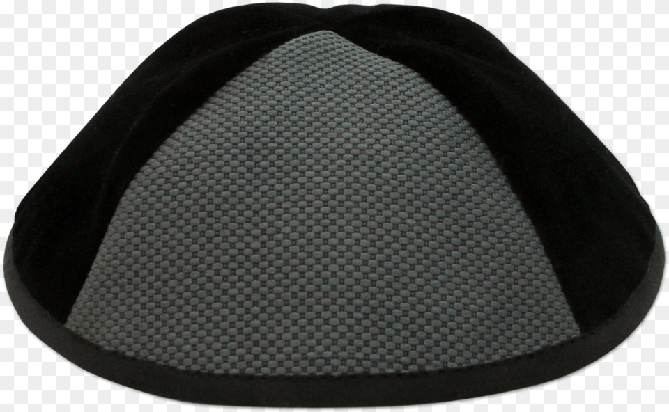 Black Velvet Kippah With Arig Triangalur Beanie, Cap, Clothing, Cushion, Hat Png