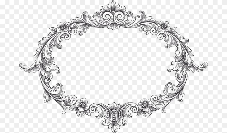Black Vintage Frame Picture Frame Vintage Accessories, Jewelry Free Png