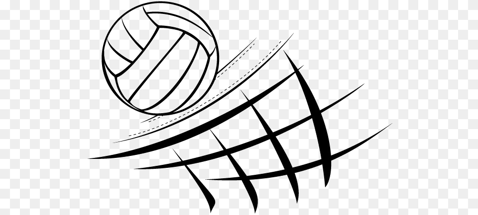 Black Volleyball Drawing, Handwriting, Text Png Image
