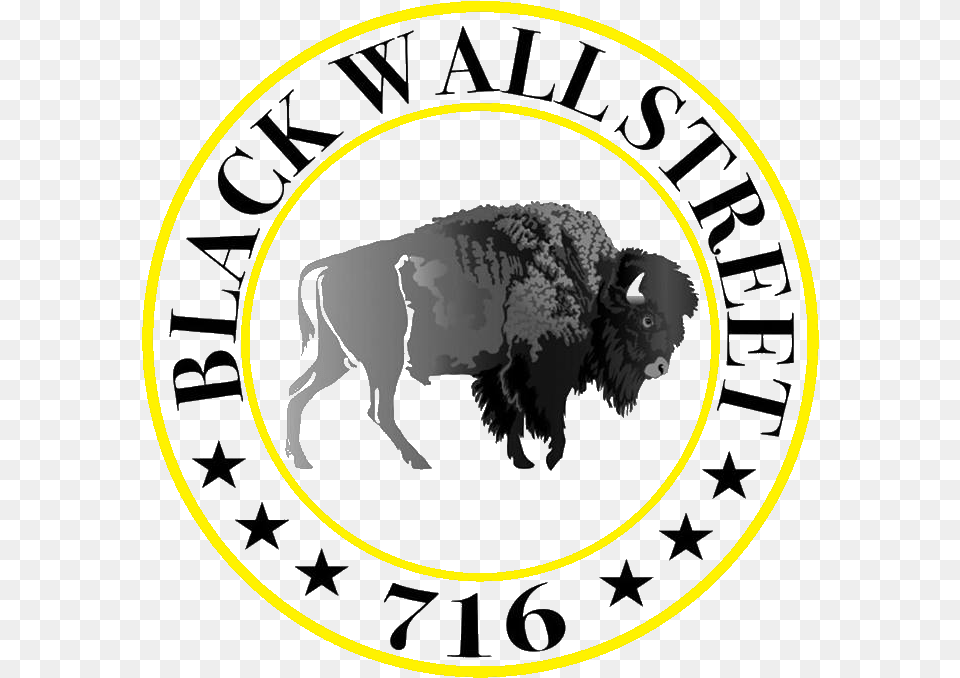 Black Wall Street Logo, Animal, Buffalo, Mammal, Wildlife Png