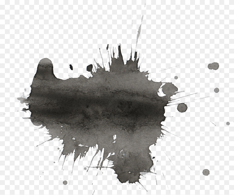 Black Watercolor Splatter Black And White Color Splatter, Water, Outdoors, Nature, Stain Free Transparent Png