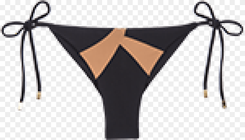 Black Wave Tie Side Bottom Panties, Bikini, Clothing, Swimwear, Lingerie Png