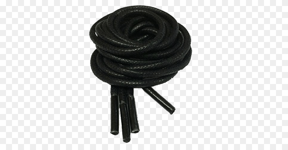 Black Waxed Shoe Laces, Rope, Clothing, Coat Png