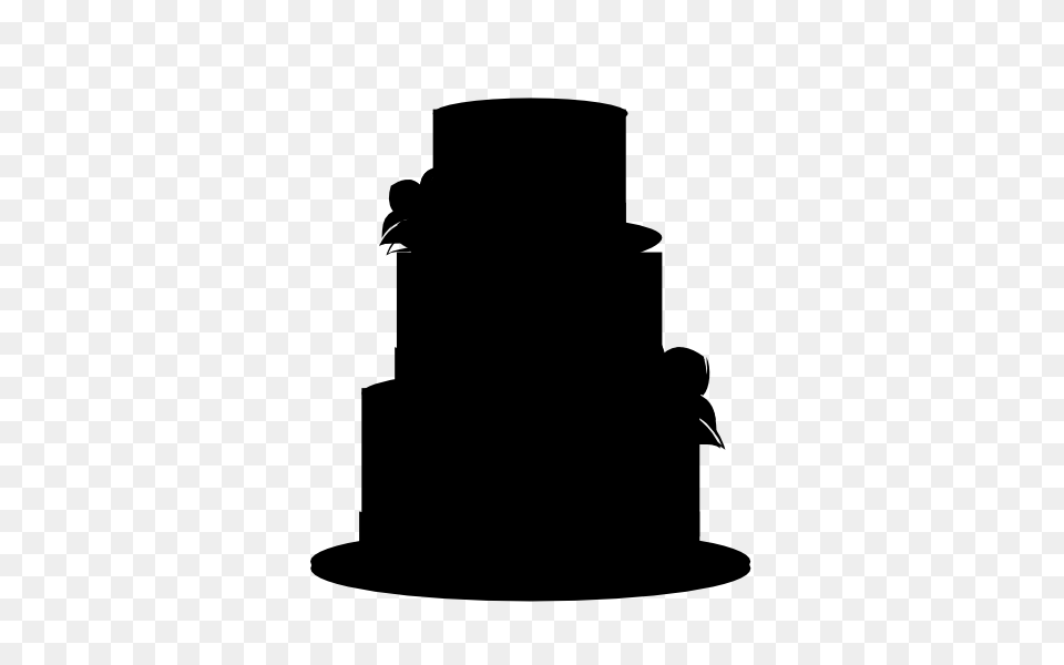 Black Wedding Cake Clip Art, Silhouette, Dessert, Food Free Png