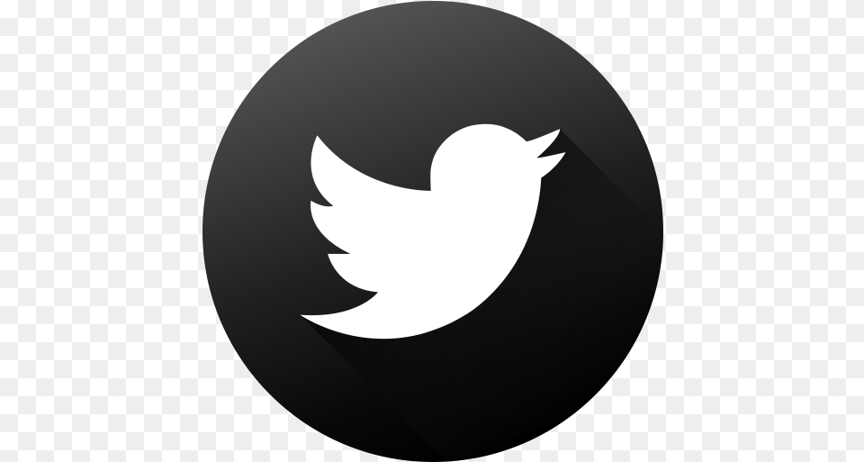 Black White Circle High Quality Long Circle Logo Twitter Icon Free Png Download