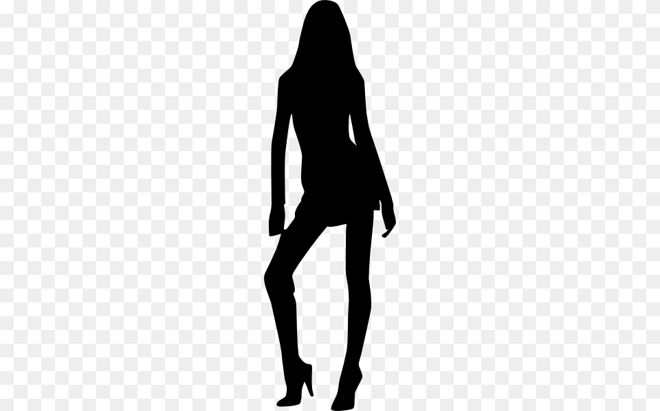 Black White Clip Arts, Silhouette, Adult, Clothing, Female Png Image