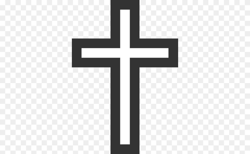 Black White Cross Clip Art For Web, Symbol Free Png