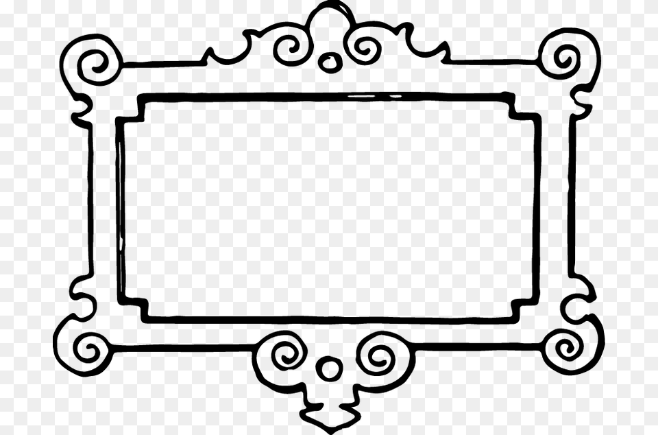 Black White Frames Frameswalls Org Clip Art Frame Clipart Black And White, Moving Van, Transportation, Van, Vehicle Png