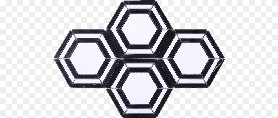 Black White Hexagon, Chandelier, Lamp, Pattern Png Image